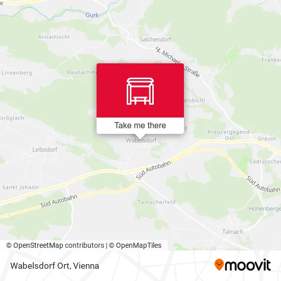 Wabelsdorf Ort map