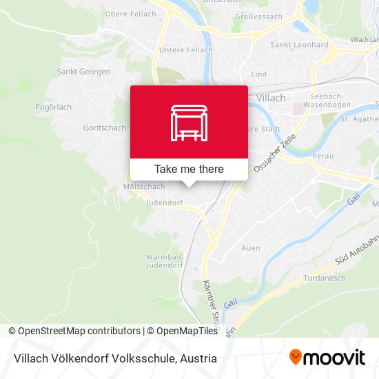 Villach Völkendorf Volksschule map
