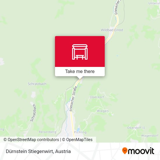 Dürnstein Stiegenwirt map