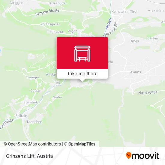 Grinzens Lift map