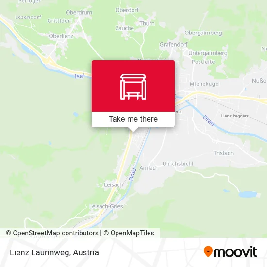 Lienz Laurinweg map