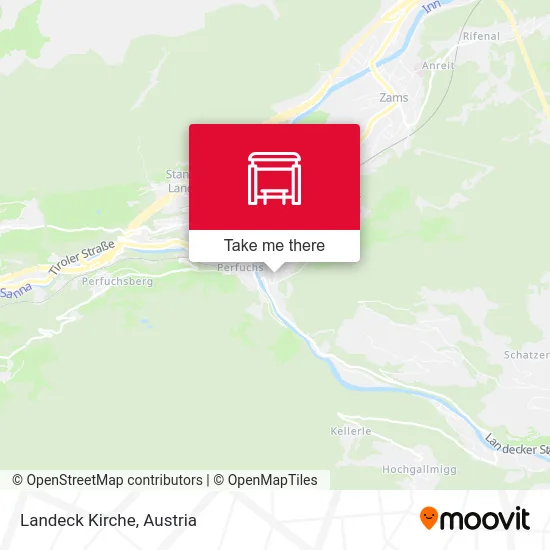 Landeck Kirche map