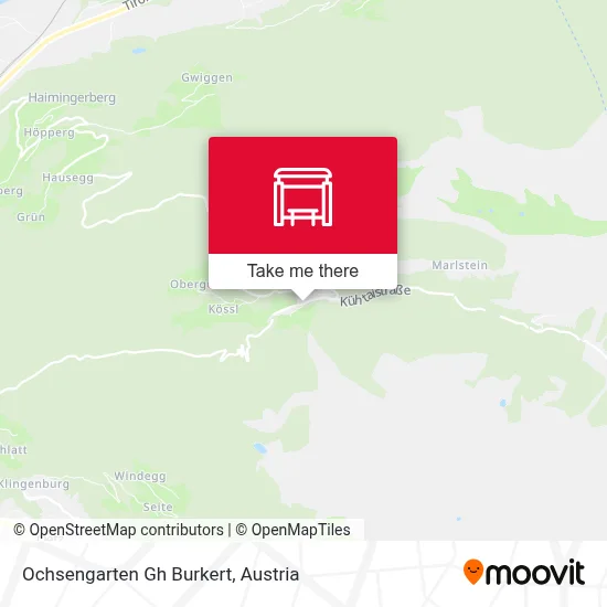 Ochsengarten Gh Burkert map