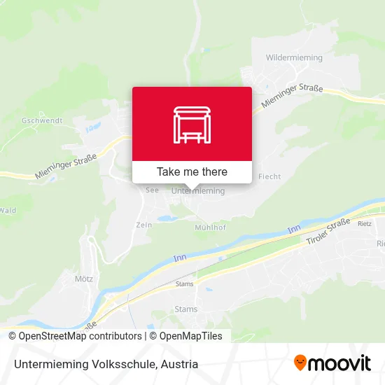 Untermieming Volksschule map