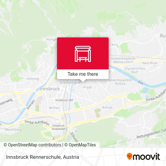 Innsbruck Rennerschule map