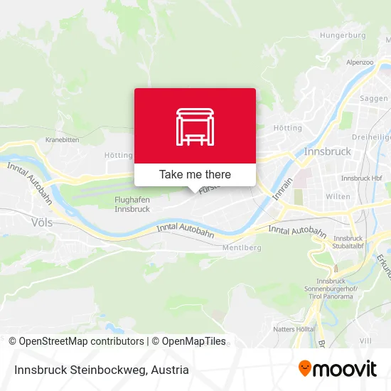 Innsbruck Steinbockweg map