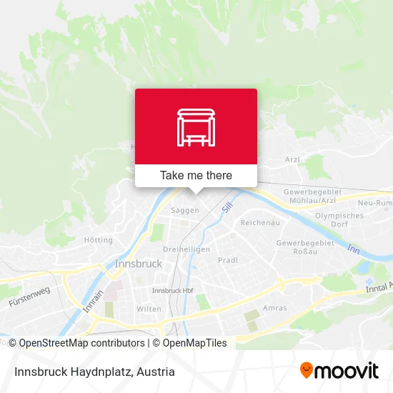 Innsbruck Haydnplatz map