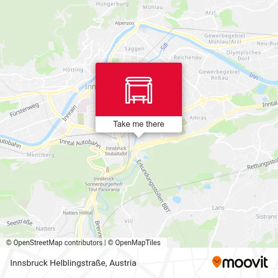 Innsbruck Helblingstraße map