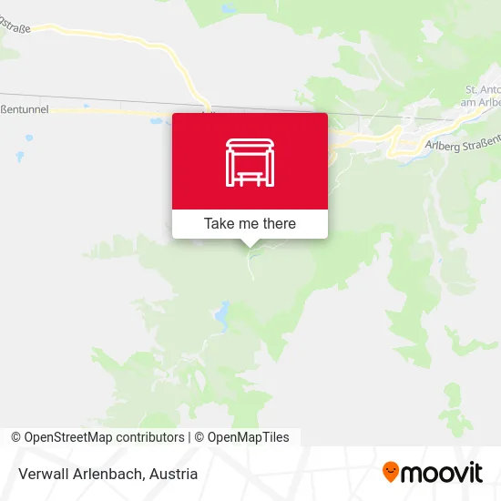 Verwall Arlenbach map