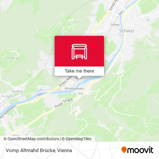 Vomp Altmahd Brücke map
