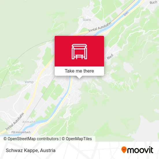 Schwaz Kappe map