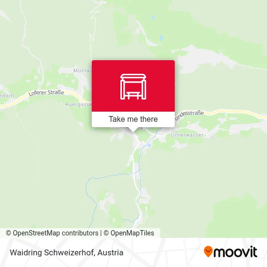 Waidring Schweizerhof map