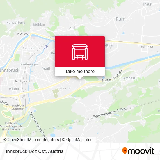 Innsbruck Dez Ost map