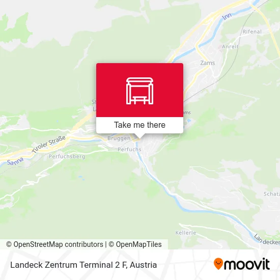 Landeck Zentrum Terminal 2 F map