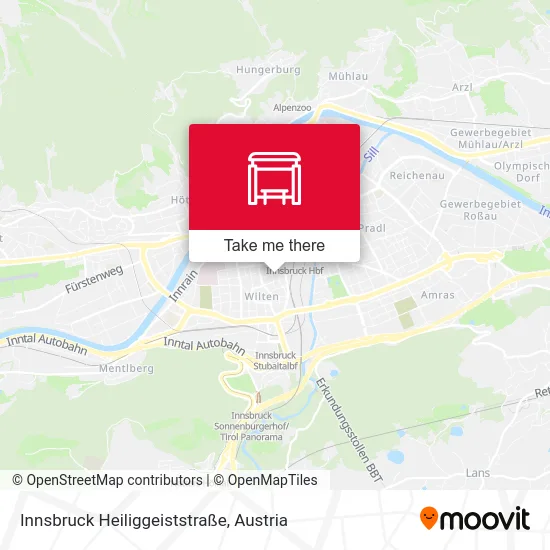 Innsbruck Heiliggeiststraße map