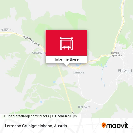 Lermoos Grubigsteinbahn map