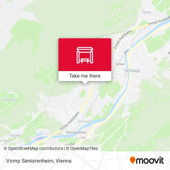 Vomp Seniorenheim map