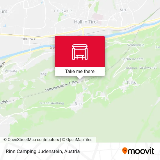 Rinn Camping Judenstein map