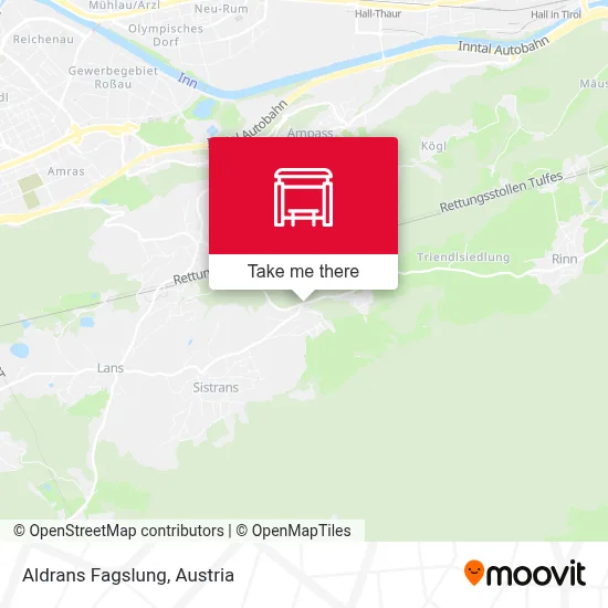 Aldrans Fagslung map