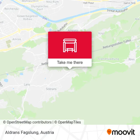 Aldrans Fagslung map