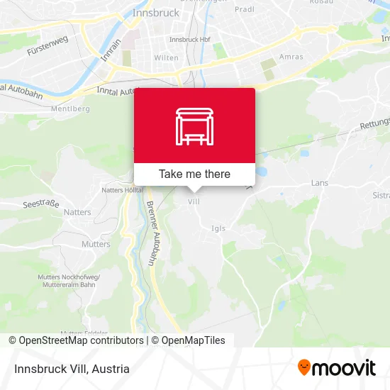 Innsbruck Vill map