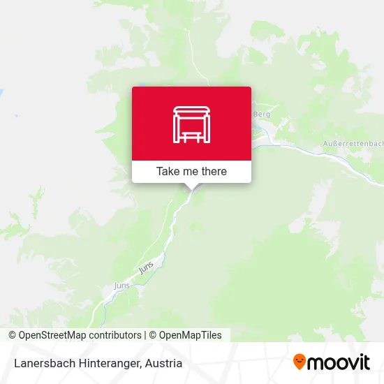 Lanersbach Hinteranger map