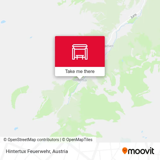 Hintertux Feuerwehr map