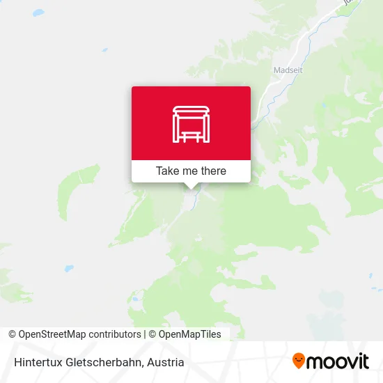 Hintertux Gletscherbahn map