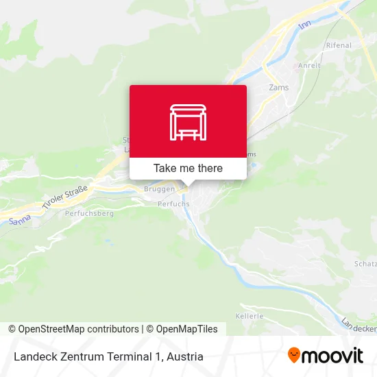 Landeck Zentrum Terminal 1 map