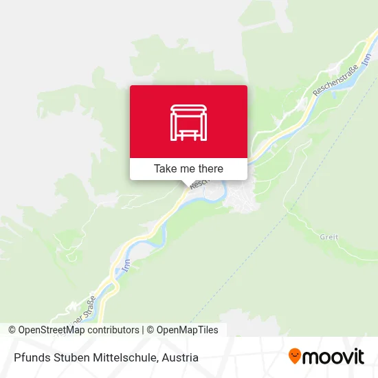 Pfunds Stuben Mittelschule map