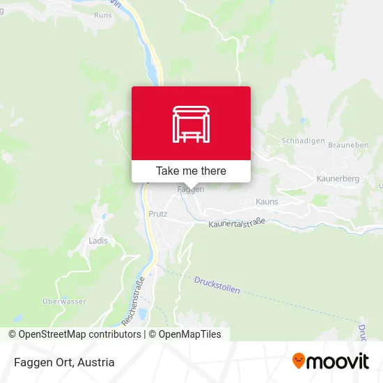 Faggen Ort map