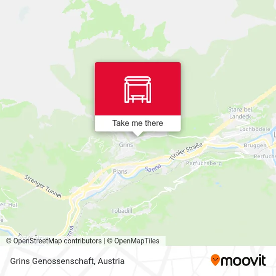 Grins Genossenschaft map