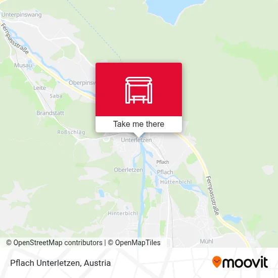 Pflach Unterletzen map