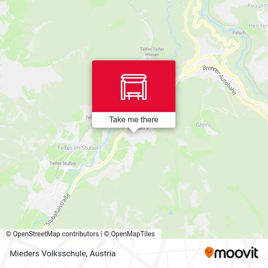 Mieders Volksschule map