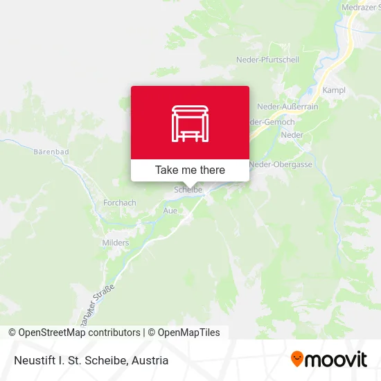 Neustift I. St. Scheibe map