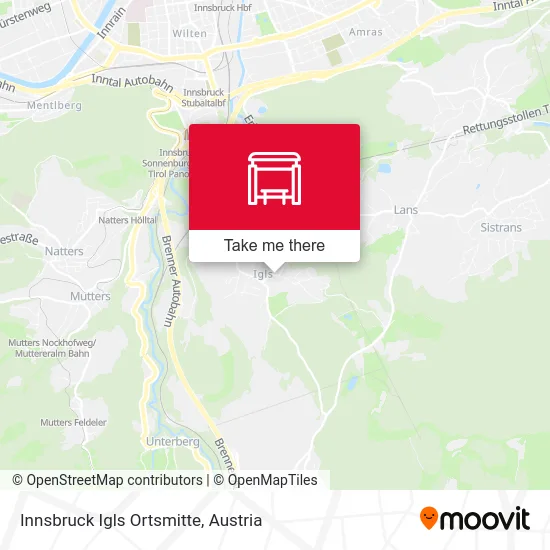 Innsbruck Igls Ortsmitte map
