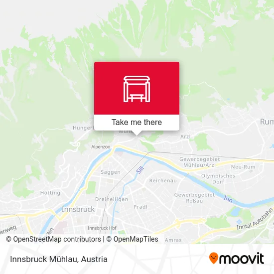 Innsbruck Mühlau map