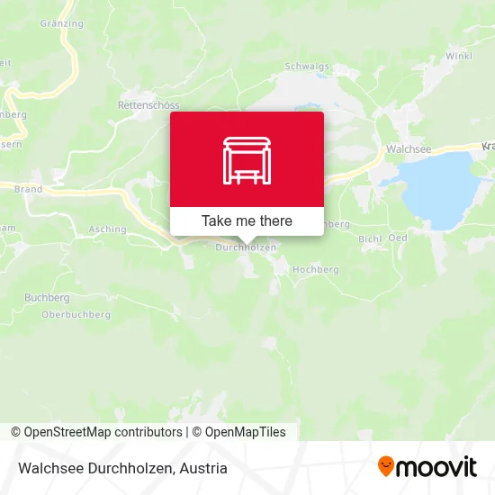 Walchsee Durchholzen map