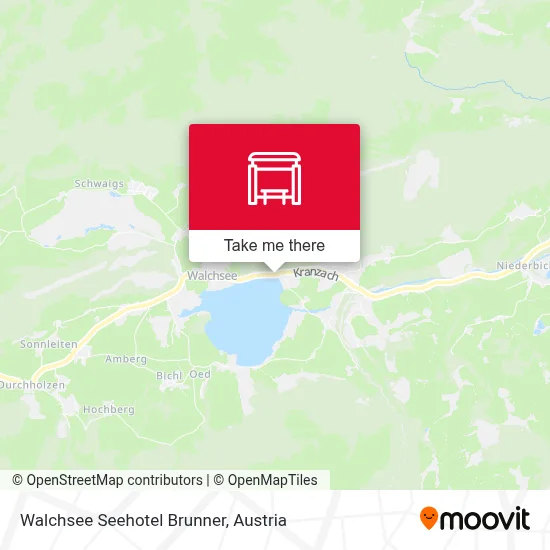 Walchsee Seehotel Brunner map