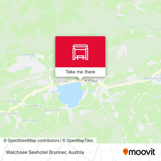 Walchsee Seehotel Brunner map
