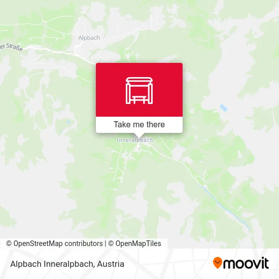 Alpbach Inneralpbach map
