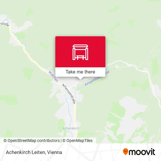 Achenkirch Leiten map