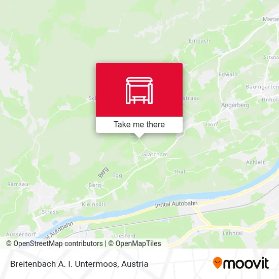 Breitenbach A. I. Untermoos map