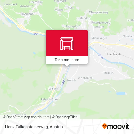 Lienz Falkensteinerweg map