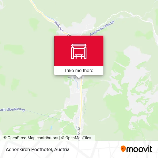 Achenkirch Posthotel map