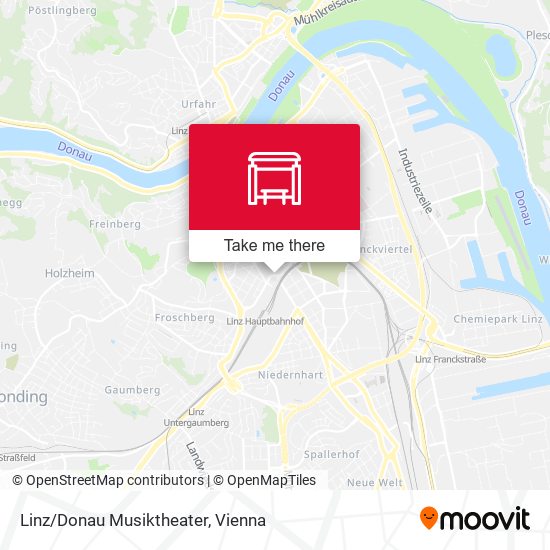 Linz/Donau Musiktheater map