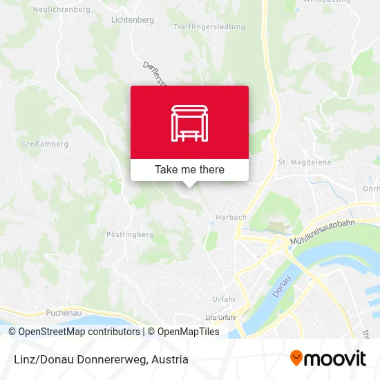 Linz/Donau Donnererweg map