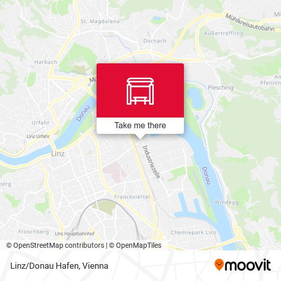 Linz/Donau Hafen map