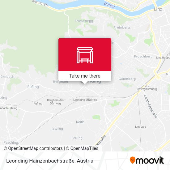 Leonding Hainzenbachstraße map