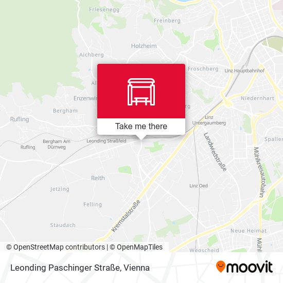 Leonding Paschinger Straße map